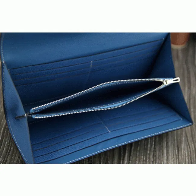 Jean blue knockoff Hermes Constance wallet — image 4
