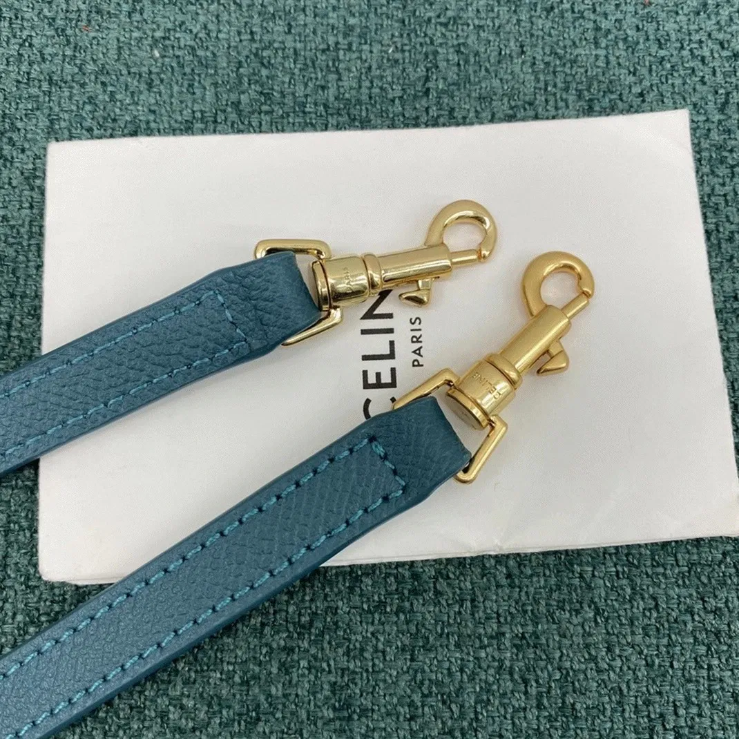 Celine Belt Nano Bag Imitation in Prussian Blue — image 5