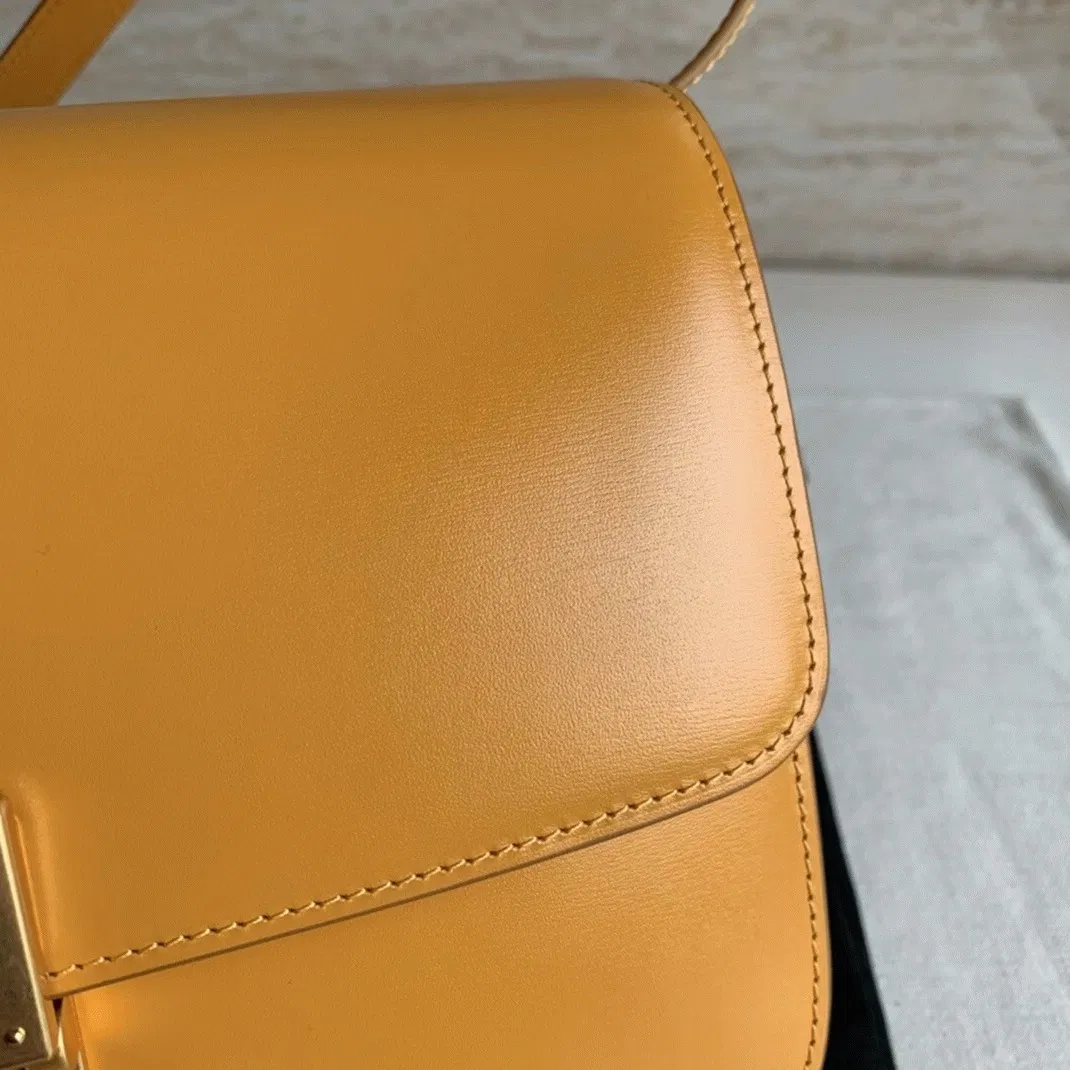 Top Quality Knockoff Celine Classic Box Medium Bag In Yellow — image 10