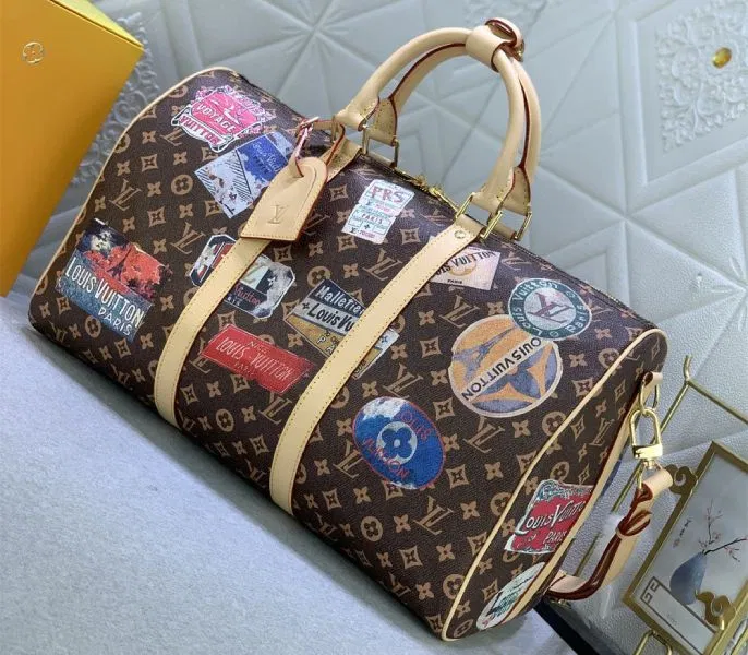 Louis Vuitton Flight Mode Monogram Canvas Keepall Bandouliere 45 Travel Bag — image 2