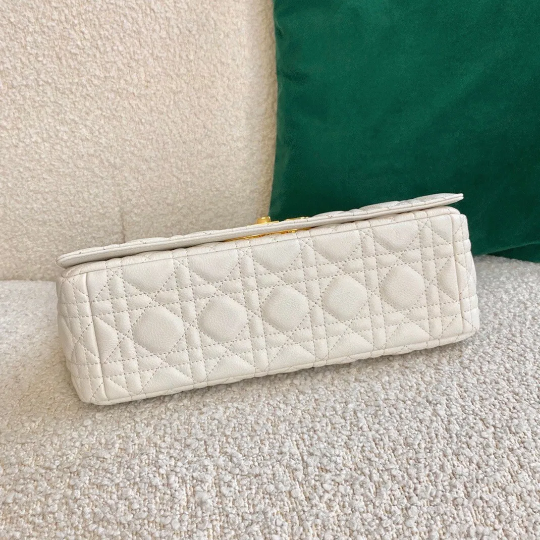 Dior Caro Large Bag in White — image 5