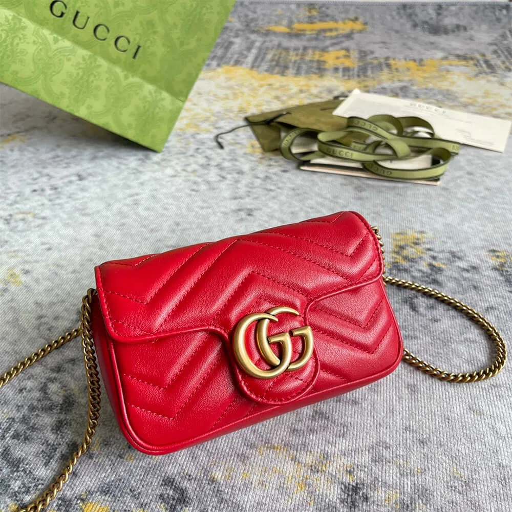 GG Marmont matelasse leather super mini bag — image 2