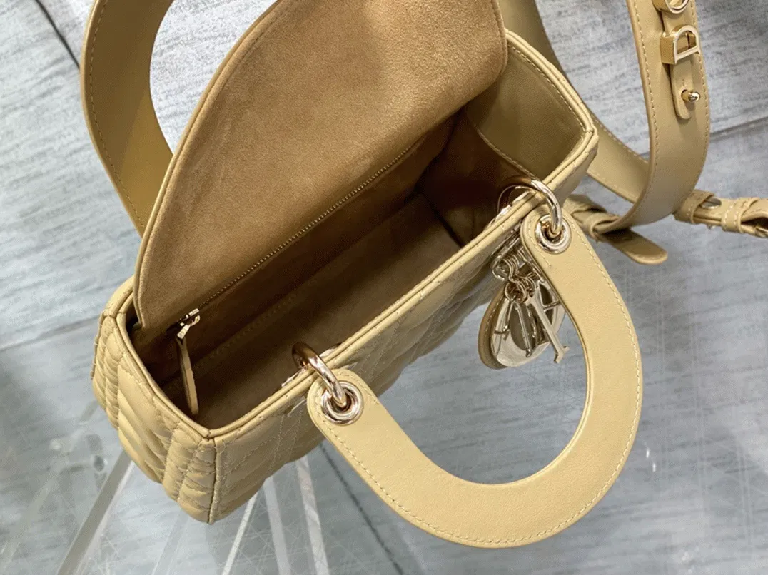 Dior Small Lady Dior My ABCDior Bag in Pastel Yellow — image 2