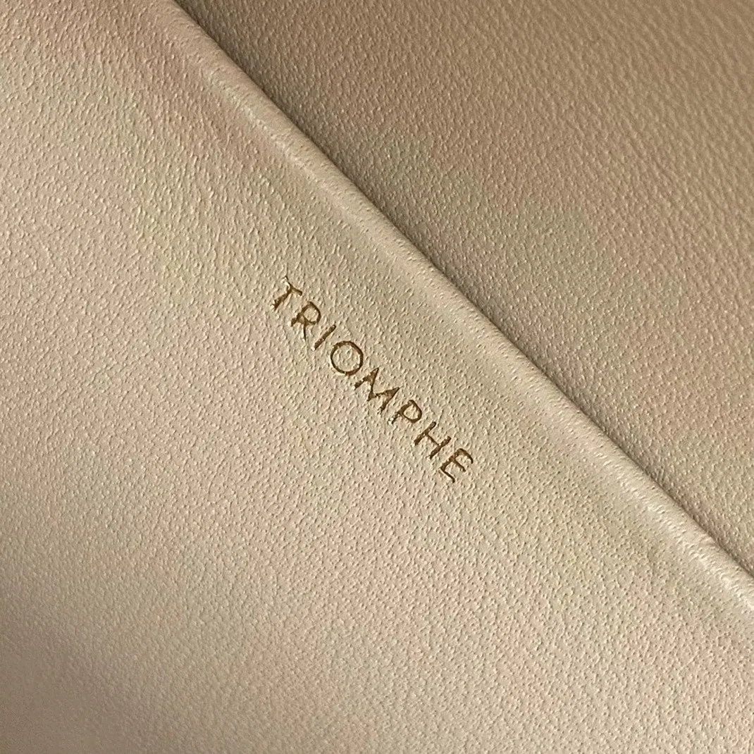 Top Quality Imitation Celine Triomphe Medium Bag In Nude — image 10