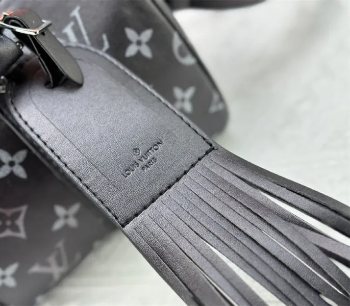 Louis Vuitton Brushed Monogram Keepall Bandouliere 25 City Bag In Black — image 8