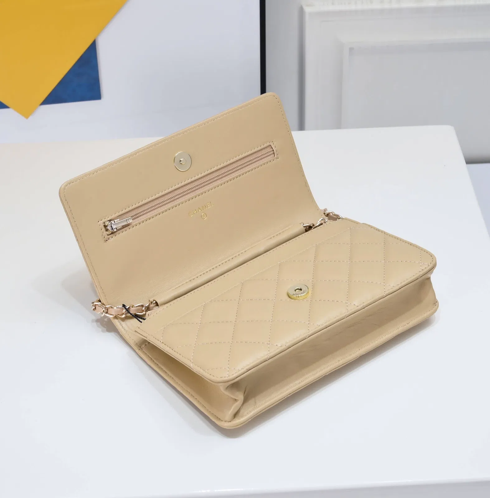 Chanel classic chain wallet — image 4