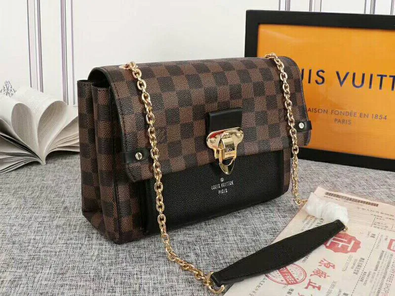 Louis Vuitton Damier Ebene Canvas Vavin PM Bag In Black — image 2