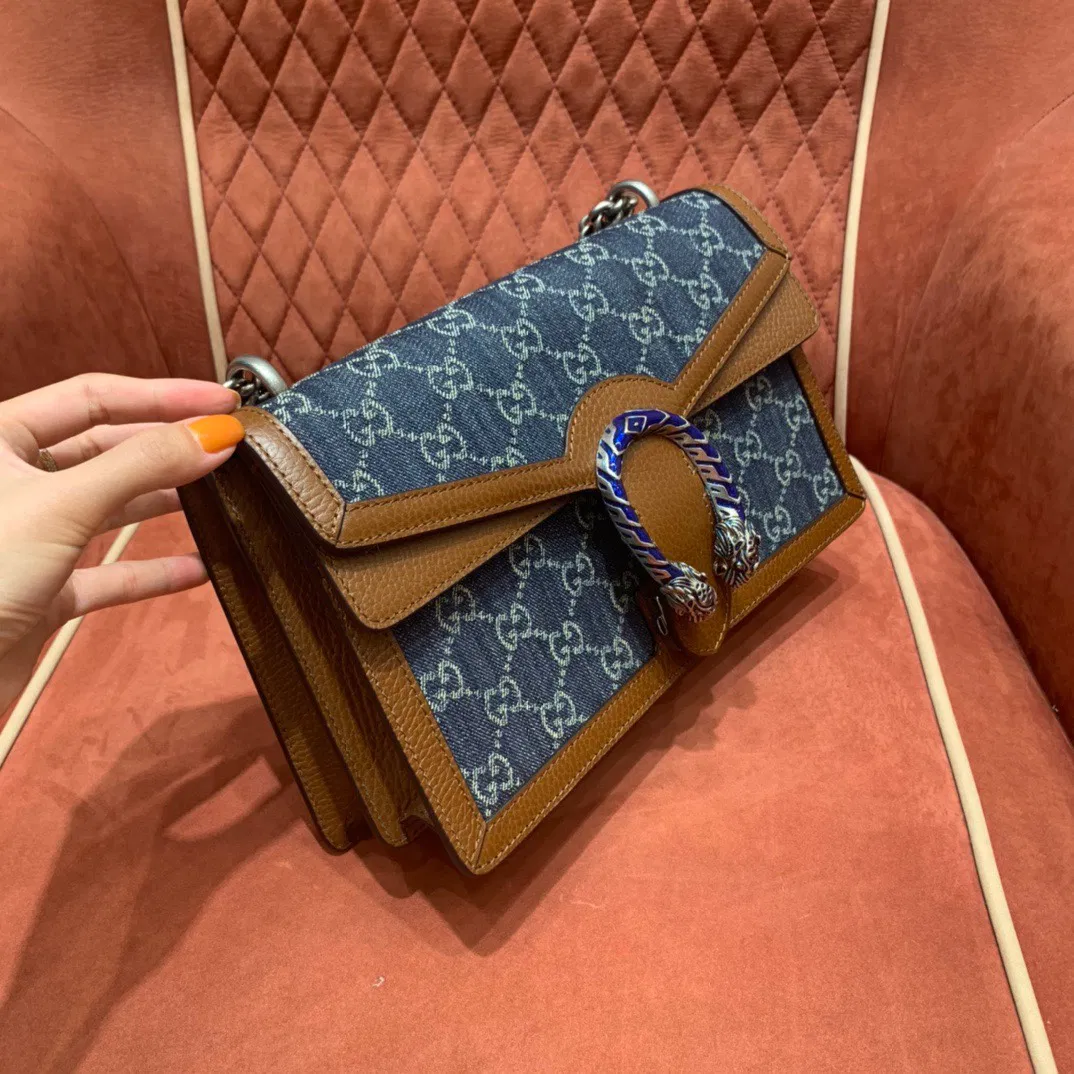 Gucc1 denim shoulder bag — image 2