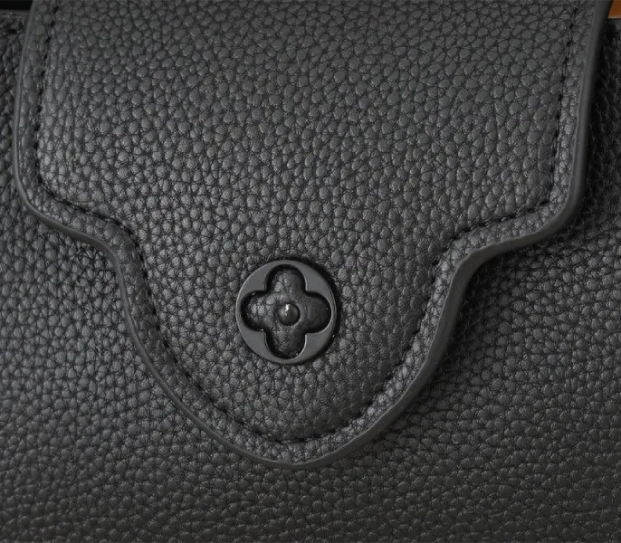 Louis Vuitton Capucines East-West Mini Handbag In All Black — image 8