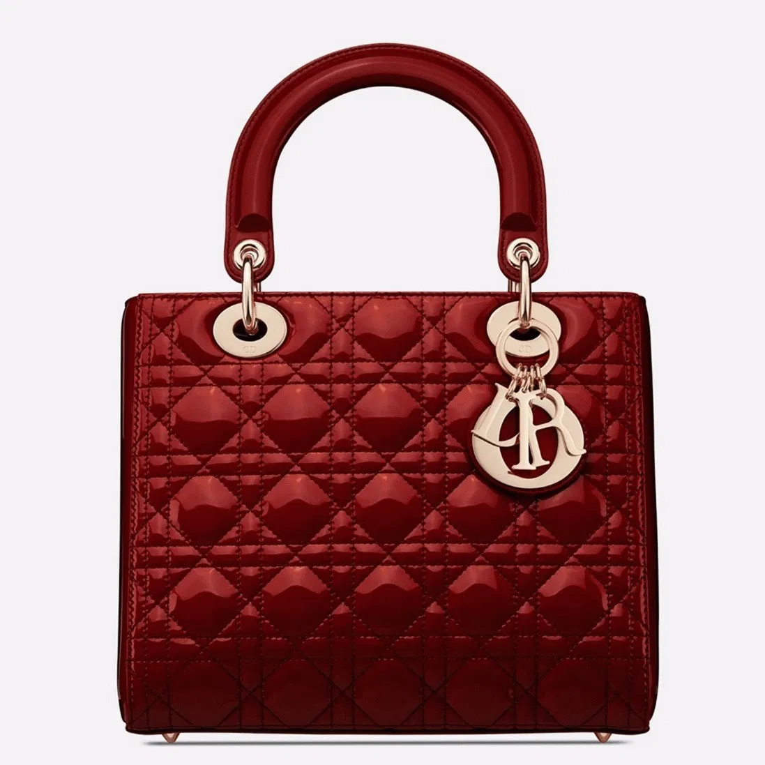 Dior Lady Dior Medium Bag in Red