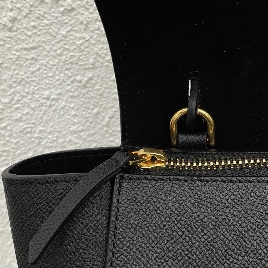 Celine Belt Nano Bag in Black — image 10