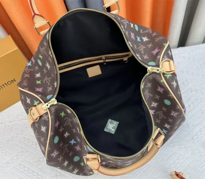 Louis Vuitton Monogram Craggy Keepall Travel 50 Bag In Chocolate — image 6