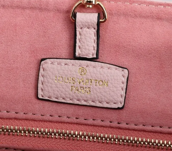 Louis Vuitton Monogram Empreinte Leather Onthego MM Bag In Pink — image 7