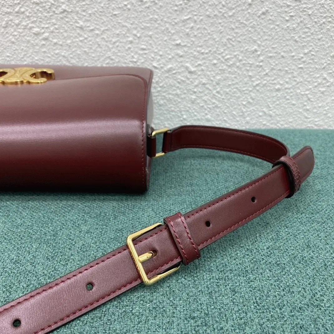 Top Quality Celine Triomphe Large Bag In Bordeaux — image 6