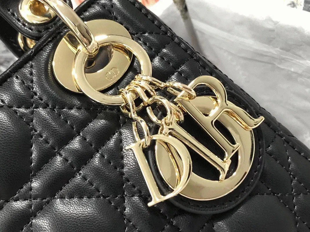 Dior Lady Dior Mini Bag Knockoff in Black — image 8