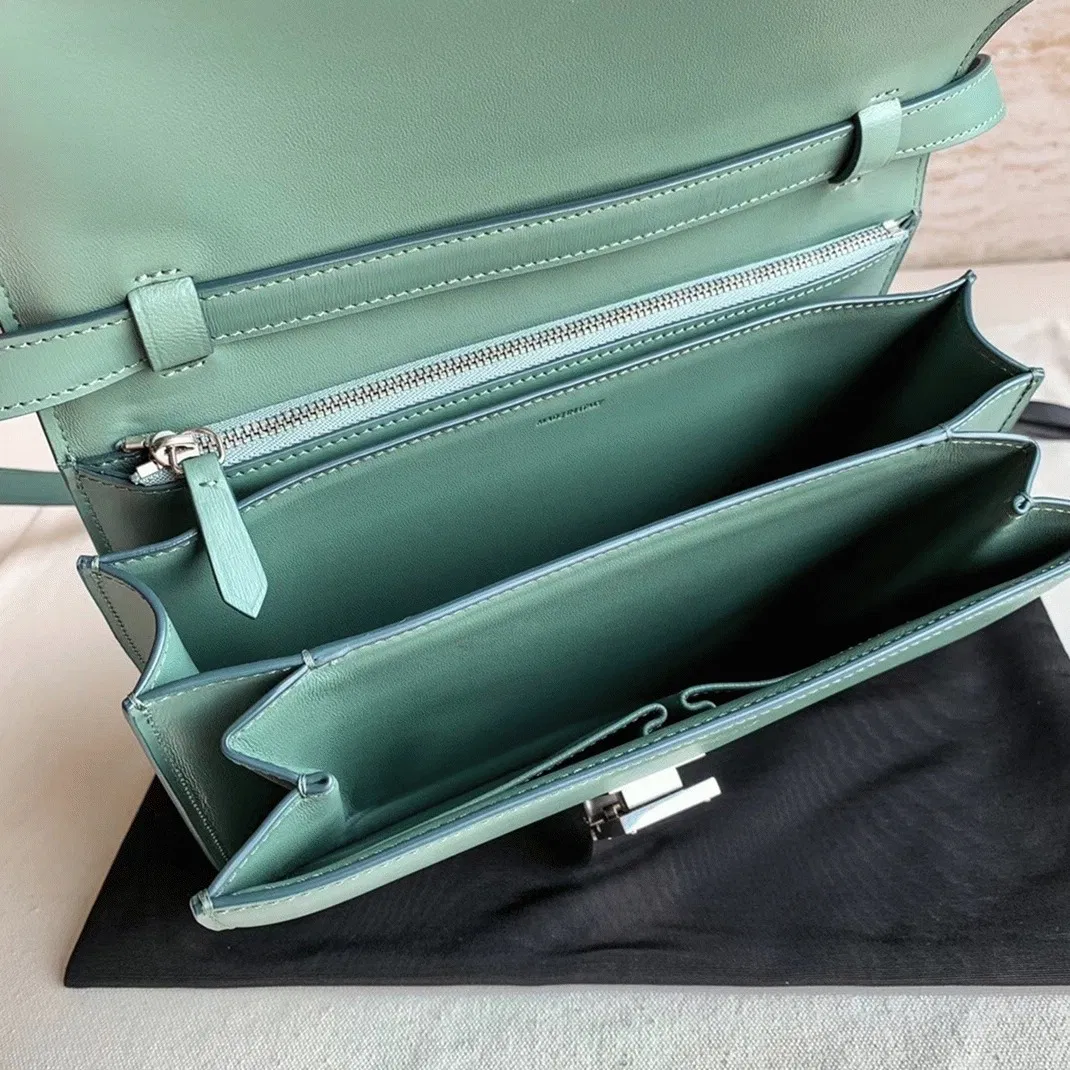Top Quality Celine Classic Box Medium Bag In Celadon — image 2