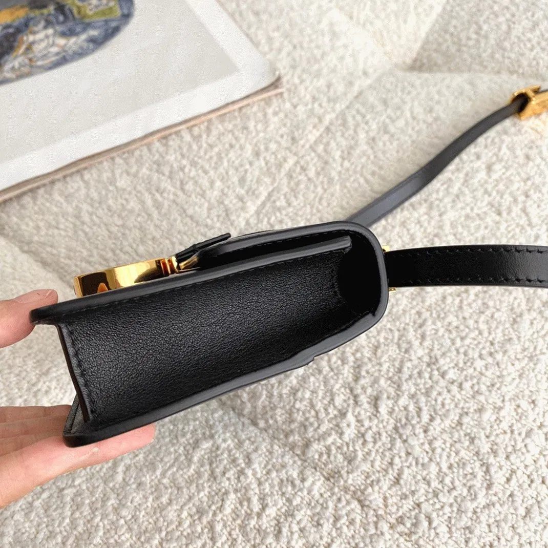 Dior 30 Montaigne Micro Bag in Black Box Calfskin — image 9