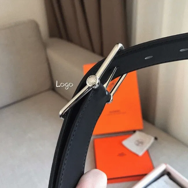 Hermes reversible saddle style belt in brown — image 7