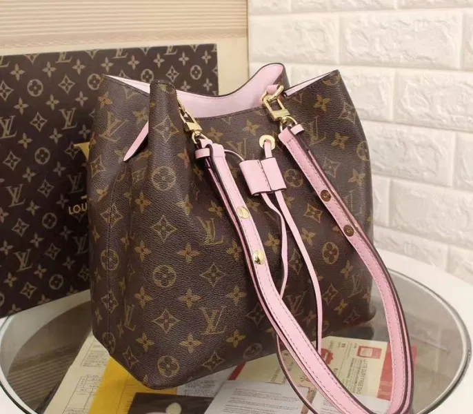 Louis Vuitton Monogram Canvas NeoNoe MM Bag In Rose Poudre — image 2