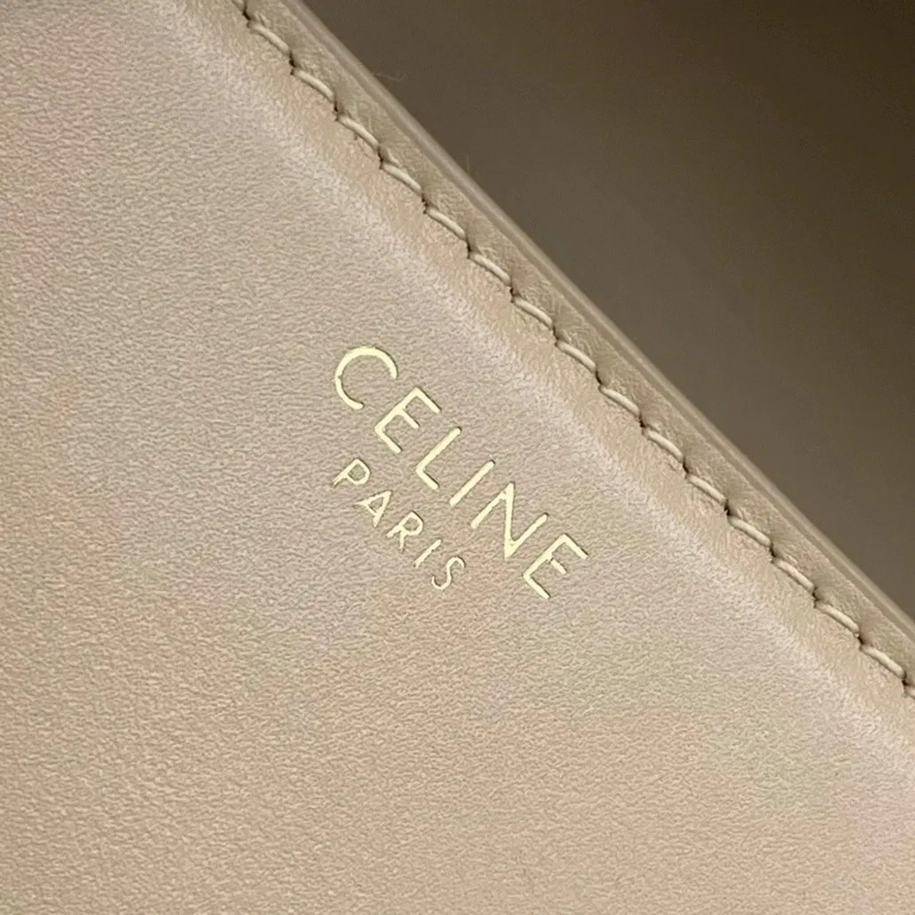 Top Quality Imitation Celine Triomphe Medium Bag In Nude — image 7