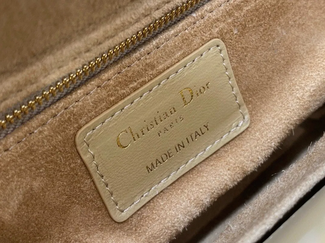 Dior Small Lady Dior My ABCDior Bag in Pastel Yellow — image 5