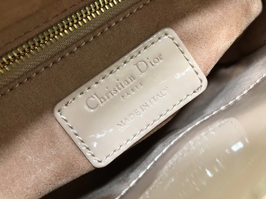 Dior Lady Dior Mini Chain Bag in Nude — image 4