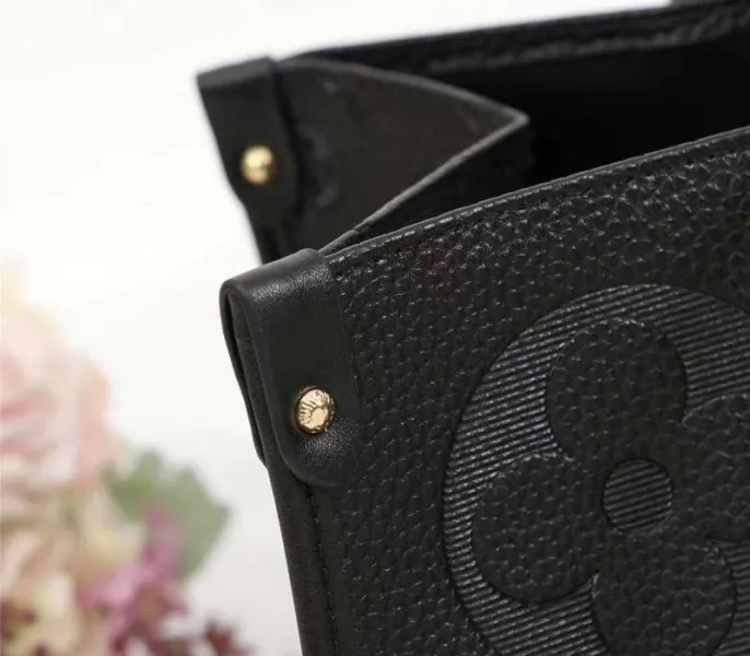 Louis Vuitton Monogram Empreinte Giant Onthego GM Tote In Black — image 9