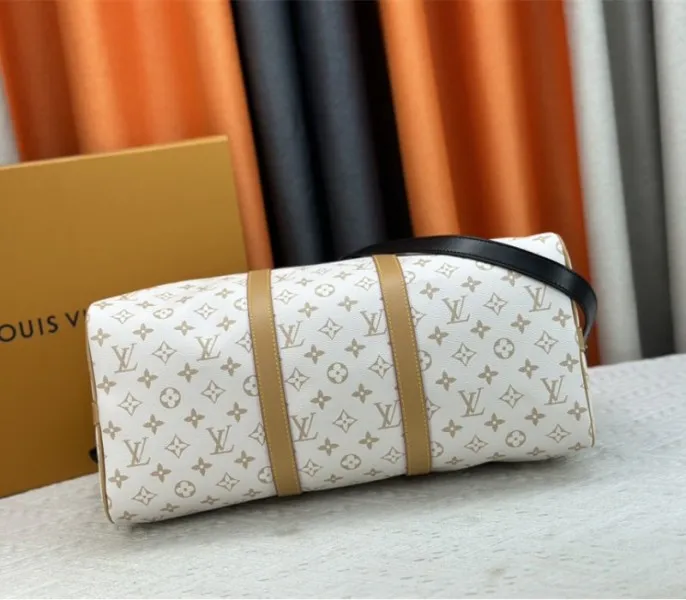 Louis Vuitton Monogram Dune Keepall Bandouliere 45 Travel Bag — image 5