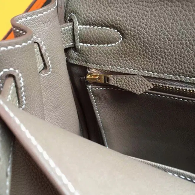 Etoupe Hermes Birkin 30cm Designer-Inspired — image 5