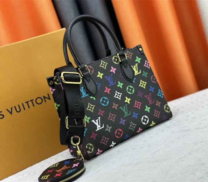 Louis Vuitton X TM Multicolored Onthego PM In Black — image 2