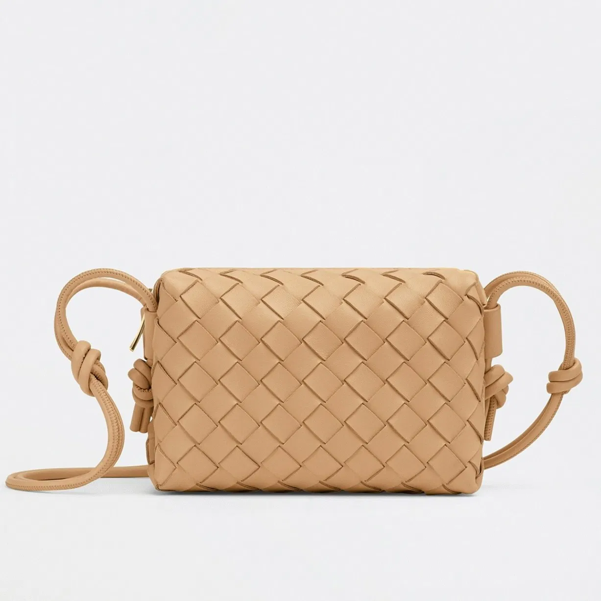 Bottega Veneta Loop Mini Bag Almond