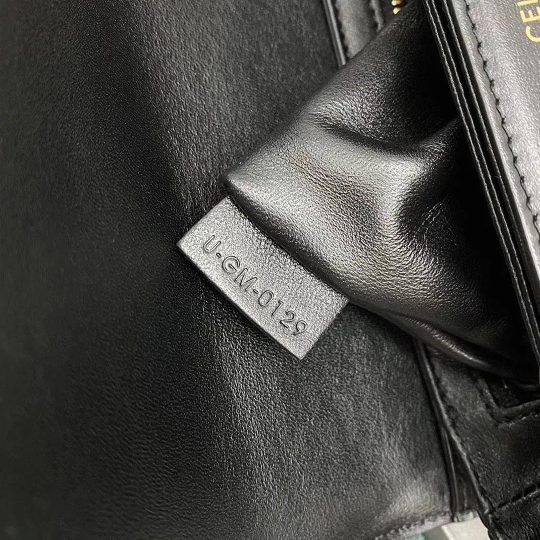 Top Quality Knockoff Celine Triomphe Teen Bag In Black — image 10