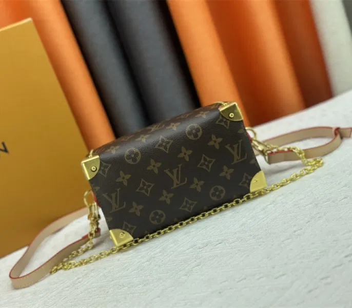 Louis Vuitton Monogram Canvas Cruise 2025 Speedy 20 Trunk Bag In Natural — image 5