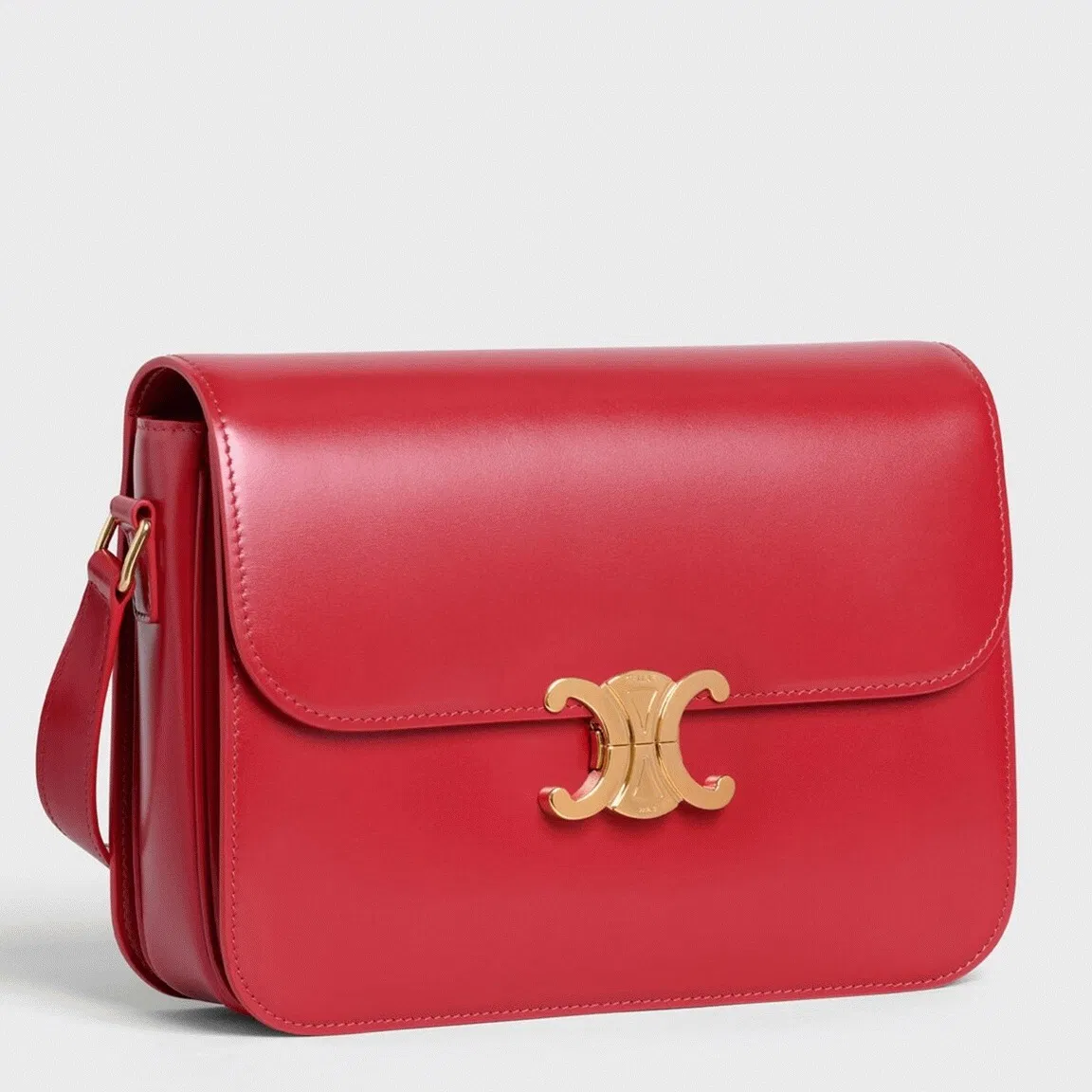 Top Quality Celine Triomphe Large Bag In Red