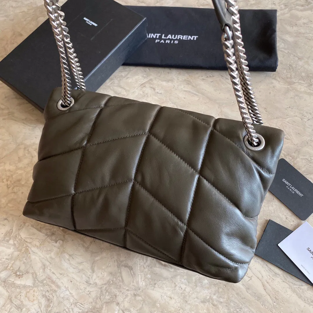PUFFER MEDIUM BAG IN QUILTED LAMBSKIN — image 5