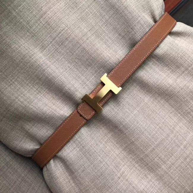 Brown epsom 1:1 Hermes Mini Constance belt buckle — image 2
