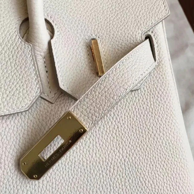 Beige Shade Hermes Birkin 30cm Knockoff Purse — image 7