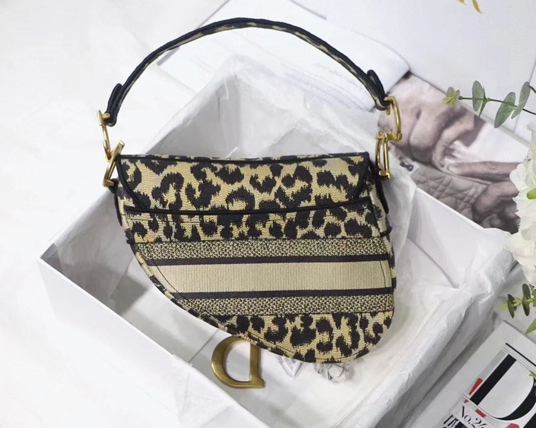 Dior Saddle Bag in Beige Multicolor Mizza Embroidery — image 4