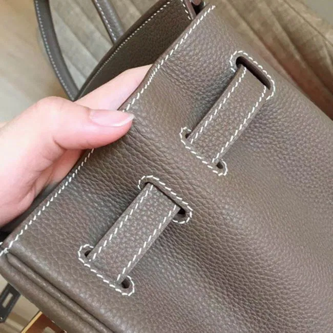 Etoupe Hermes Birkin 30cm Designer-Inspired — image 7