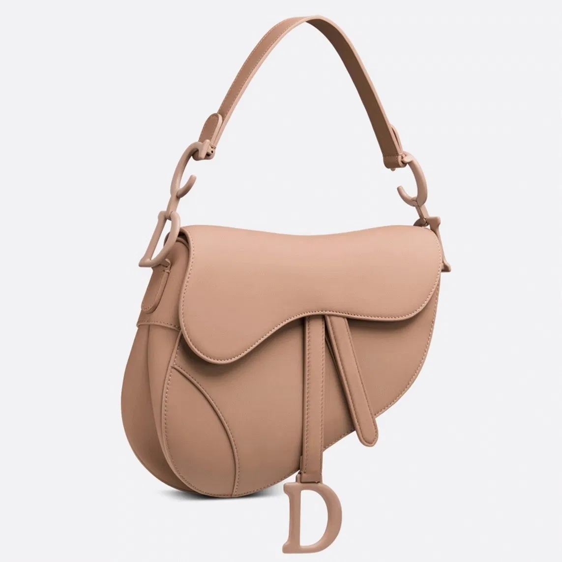 Dior Saddle Bag in Blush Ultramatte Calfskin