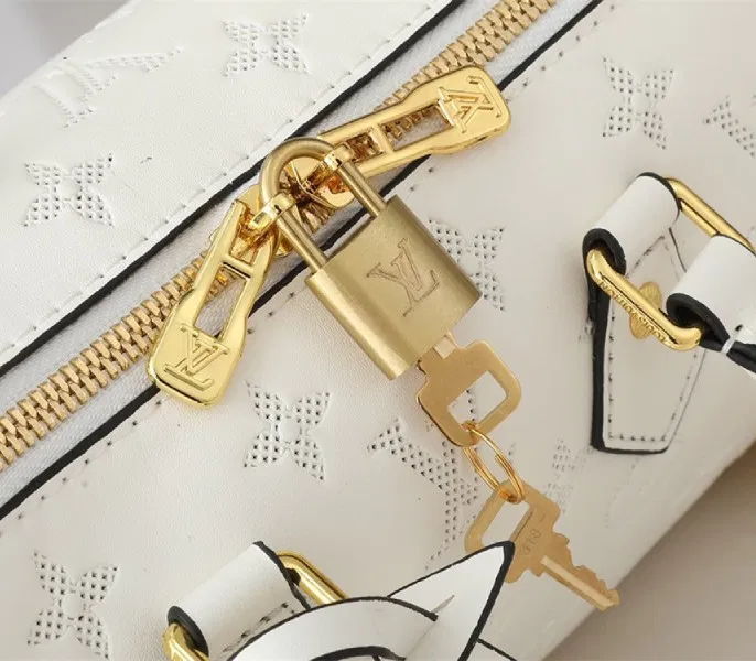 Louis Vuitton Other Leathers Speedy Bandouliere 20 Handbag In Quartz White — image 5