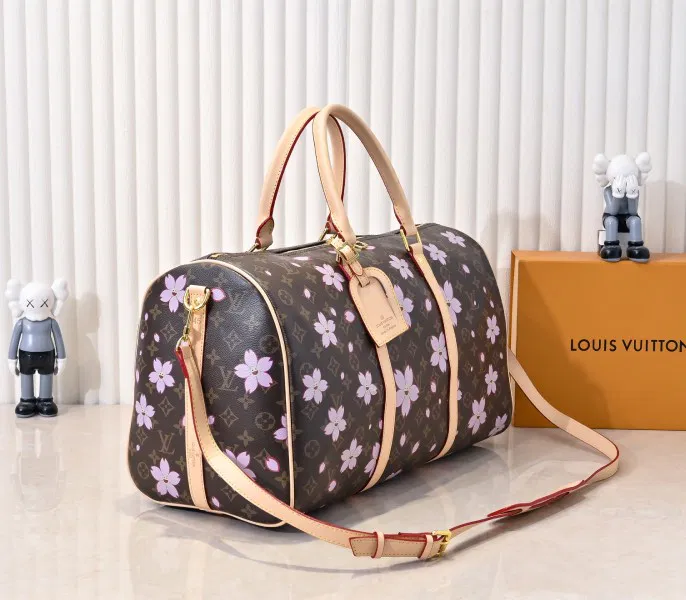LV X TM Monogram Canvas Keepall 45 With Cherry Blossom — image 2
