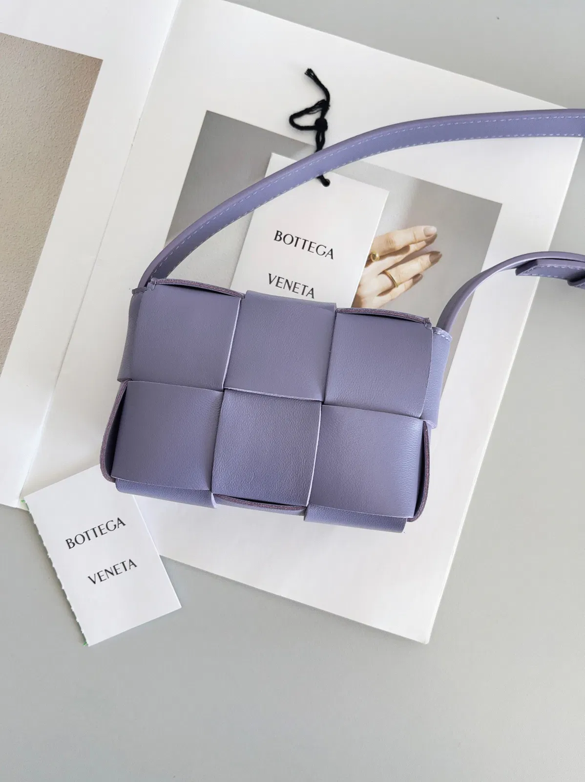 Top Quality Knockoff Bottega Veneta Candy Cassette Bag In Wisteria — image 5