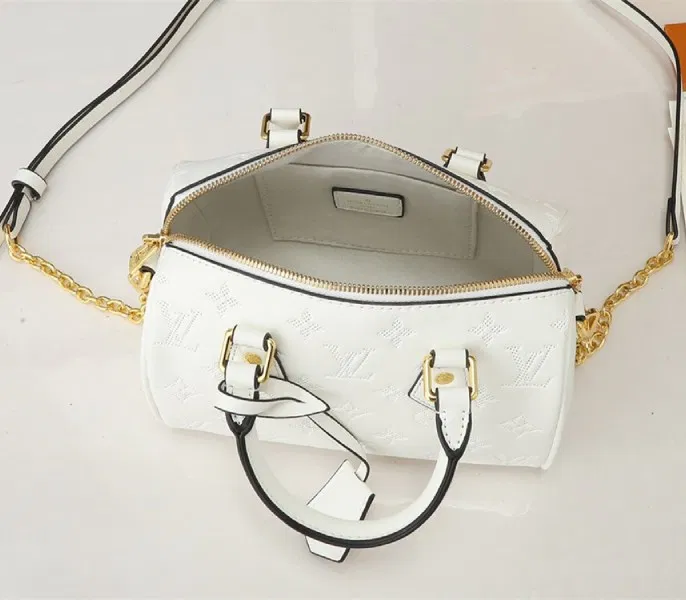 Louis Vuitton Other Leathers Speedy Bandouliere 20 Handbag In Quartz White — image 8