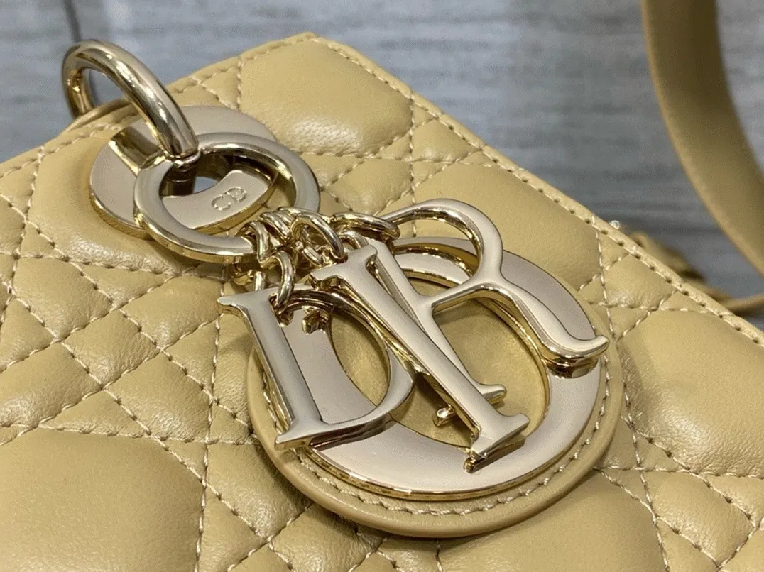 Dior Small Lady Dior My ABCDior Bag in Pastel Yellow — image 7