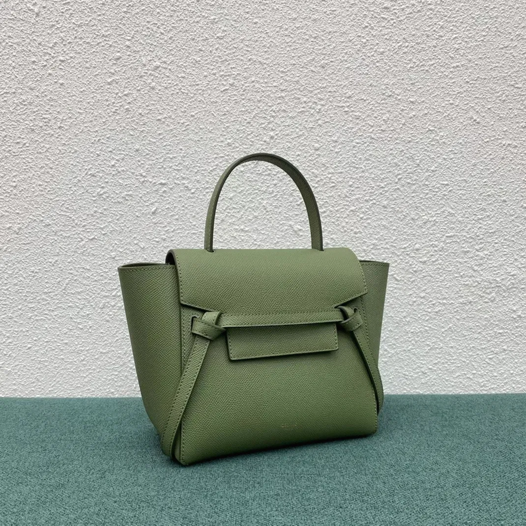 Celine Belt Nano Bag Knockoff in Light Khaki — image 3