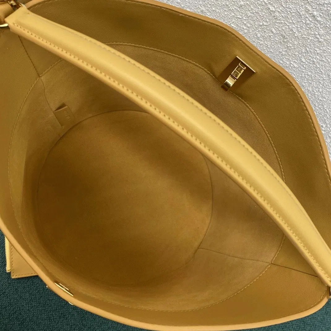 Top Quality Knockoff Celine Bucket 16 Bag In Yellow Soft Bare Calfskin — image 3