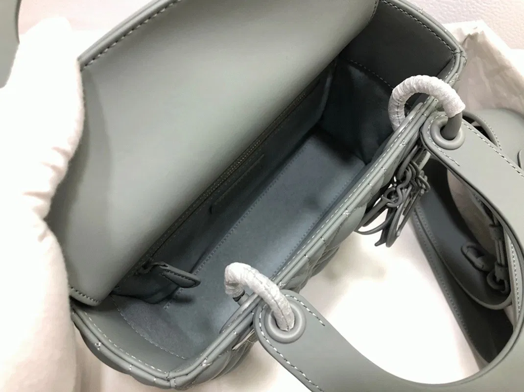Dior Small Lady Dior My ABCDior Bag Knockoff in Grey — image 8