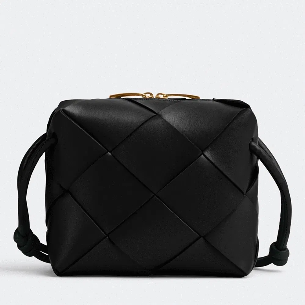 Bottega Veneta Mini Cassette Camera Bag Black