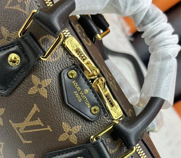 Louis Vuitton Monogram Canvas Cruise 2025 Speedy 20 Trunk Bag In Black — image 9